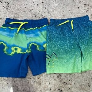 Under Armour Boys Swim Trunks VGUC Bundle